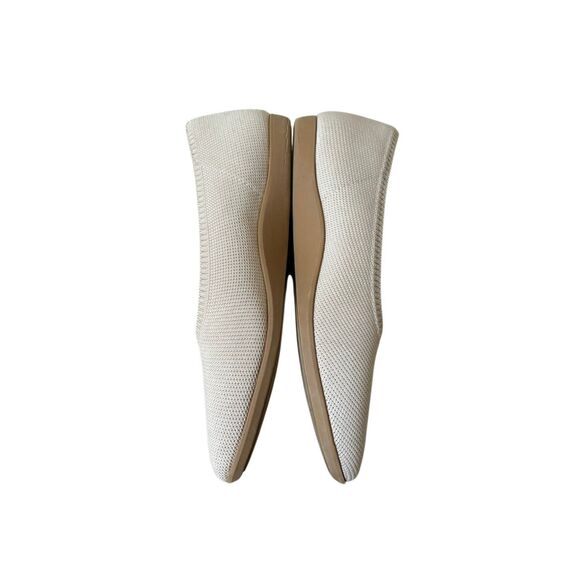 Vivaia Lightweight Pointed Toe Ballet Flats size 40 US 9 Aria Walker Cream - Picture 5 of 9